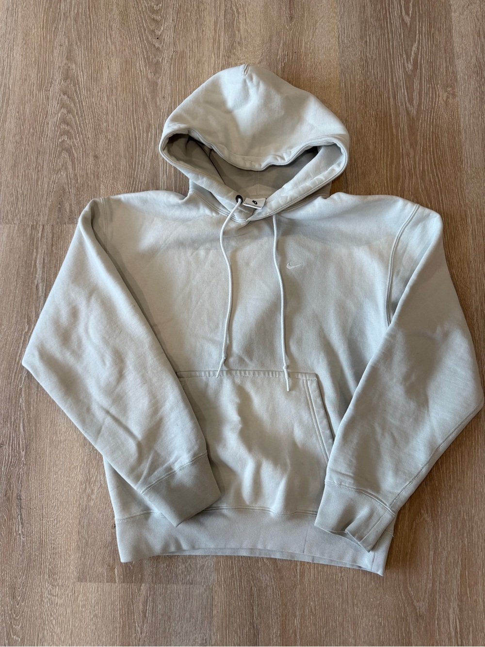 Nike Men's Beige Pullover Hoodie Size Small